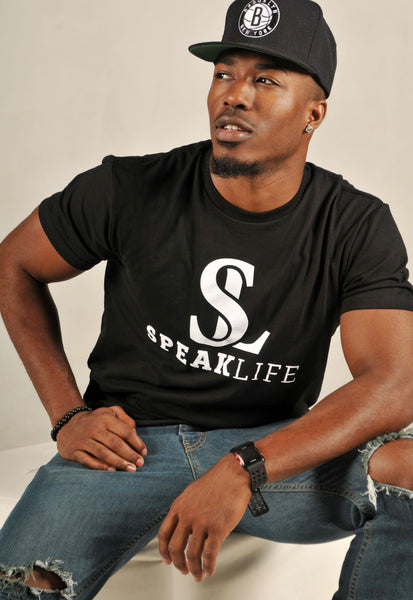 Men's Speak Life Black T-Shirt